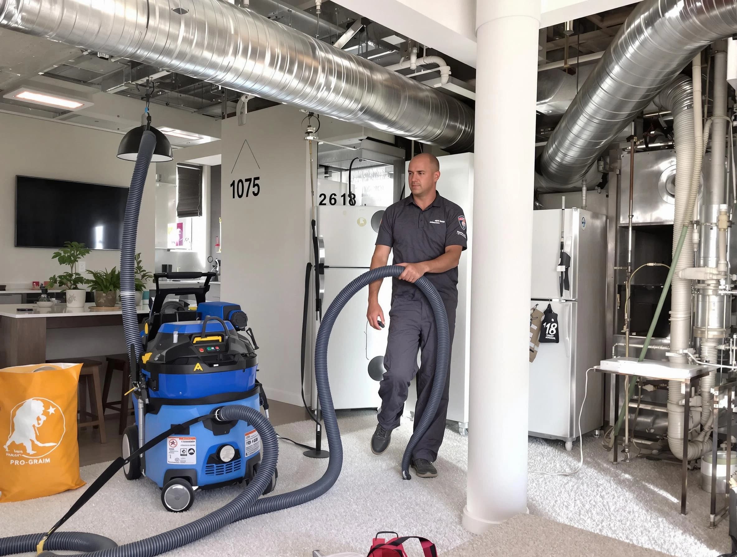 Scottsdale Air Duct Cleaning expert performing detailed indoor duct cleaning for improved air quality in Scottsdale