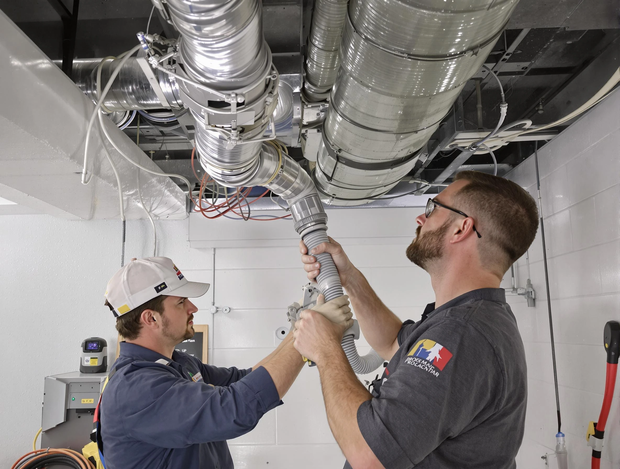 Scottsdale Air Duct Cleaning technician performing thorough AC duct cleaning in Scottsdale