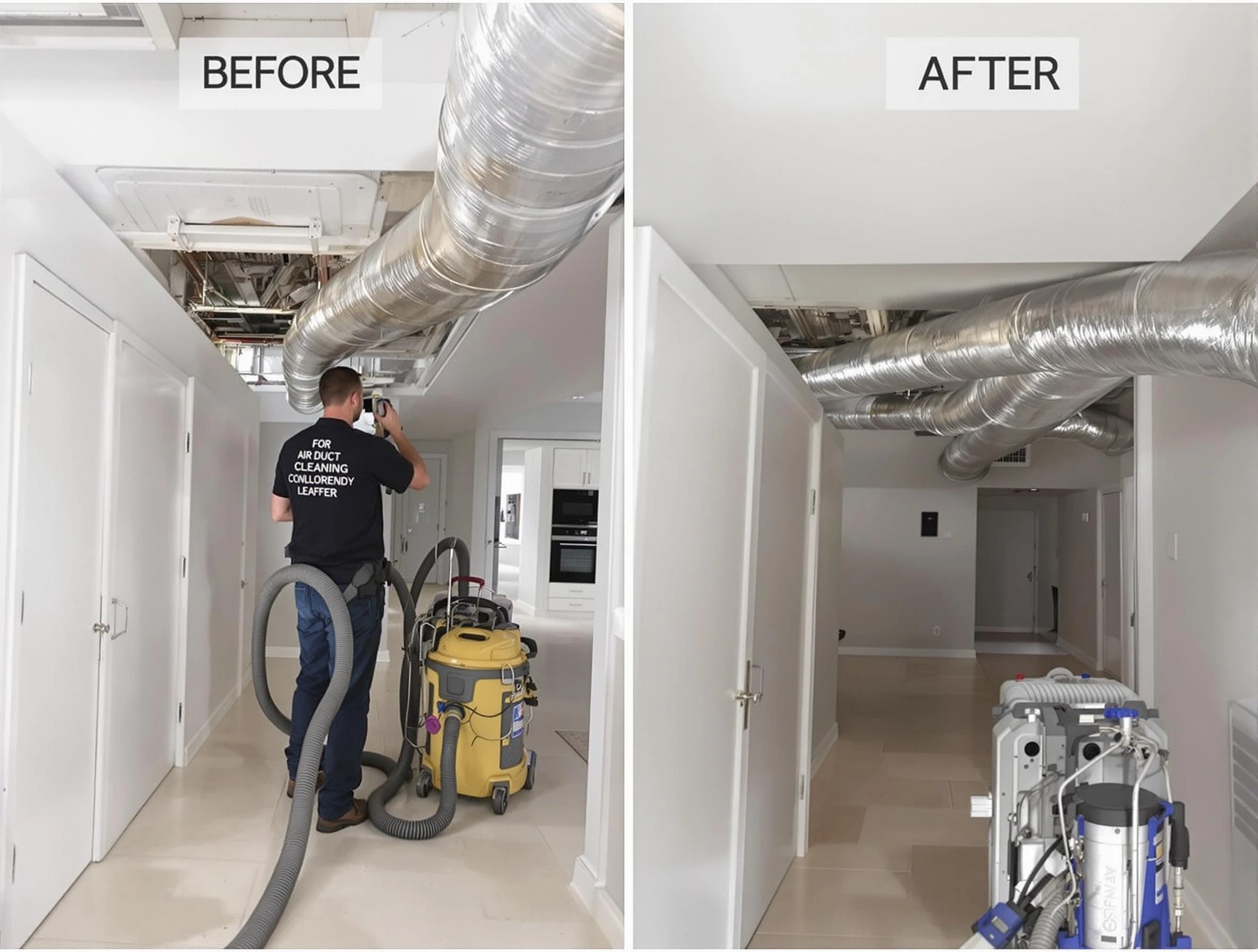 Scottsdale Air Duct Cleaning professional performing thorough air duct cleaning in Scottsdale