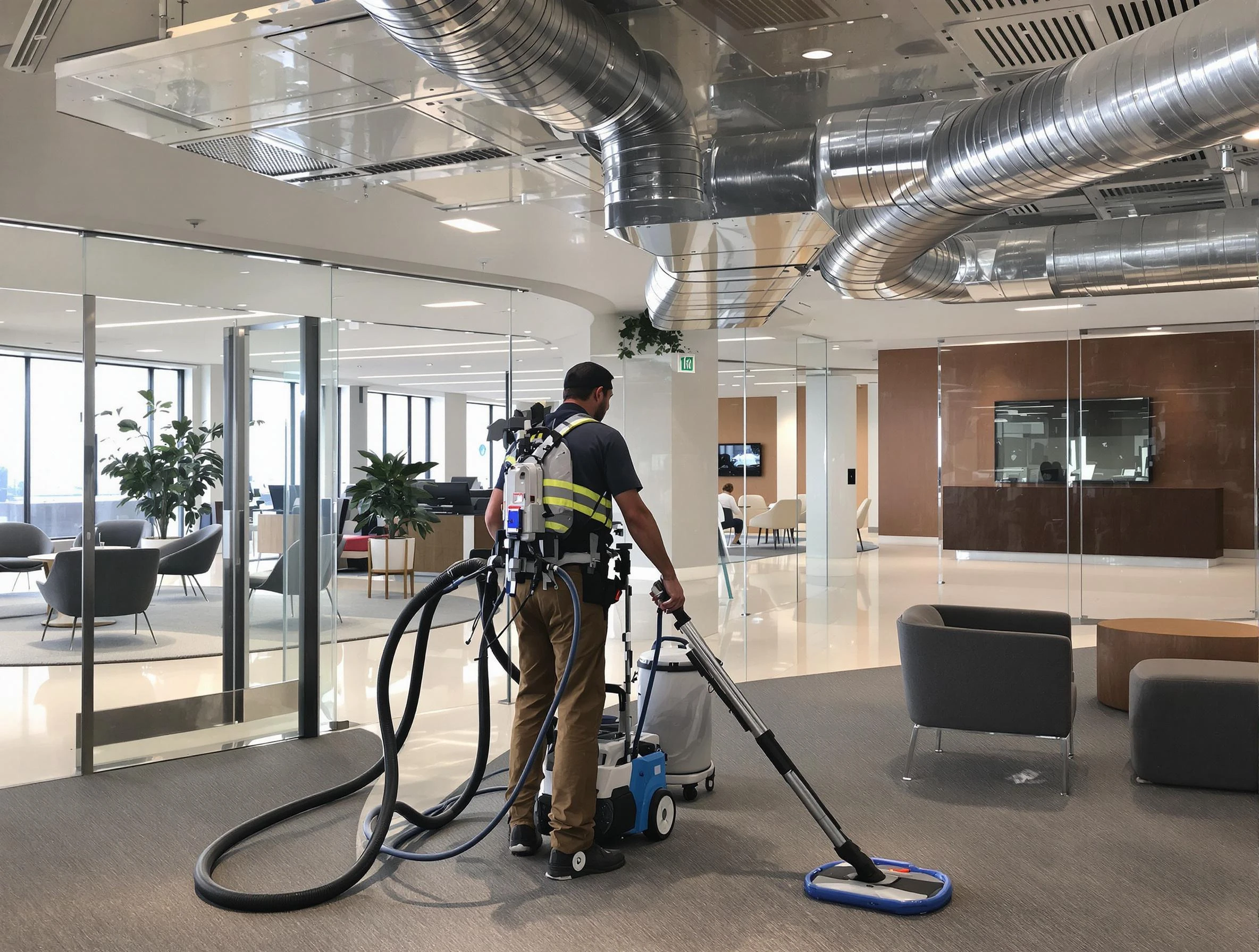 Commercial duct cleaning service by Scottsdale Air Duct Cleaning in Scottsdale