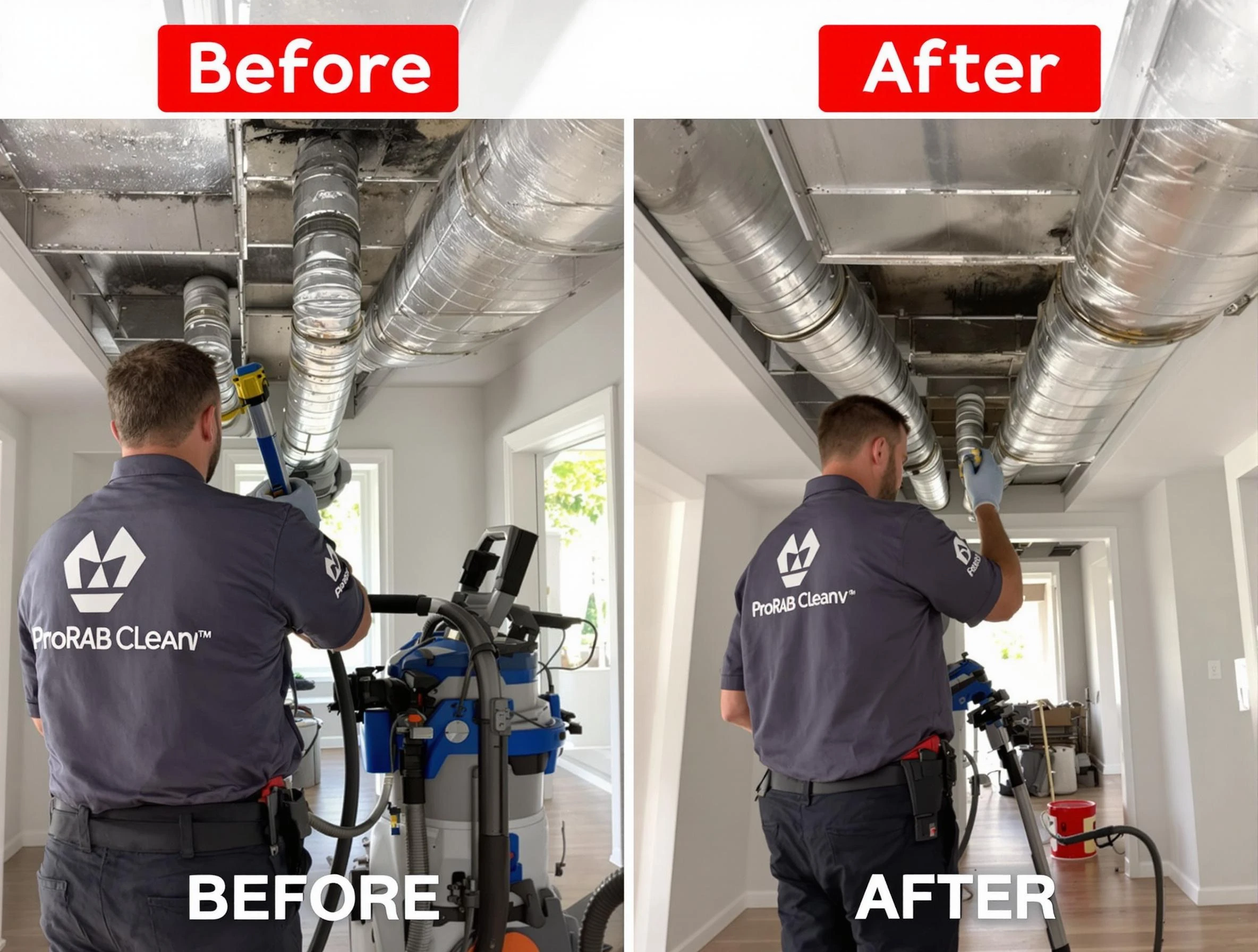 Scottsdale Air Duct Cleaning expert performing thorough residential duct cleaning in a Scottsdale home